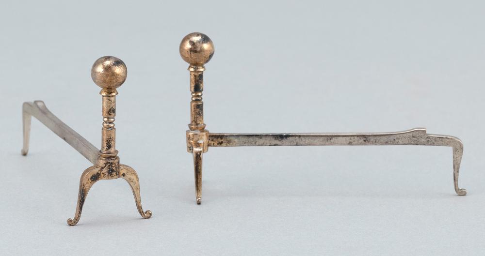 PAIR OF STERLING SILVER MINIATURE