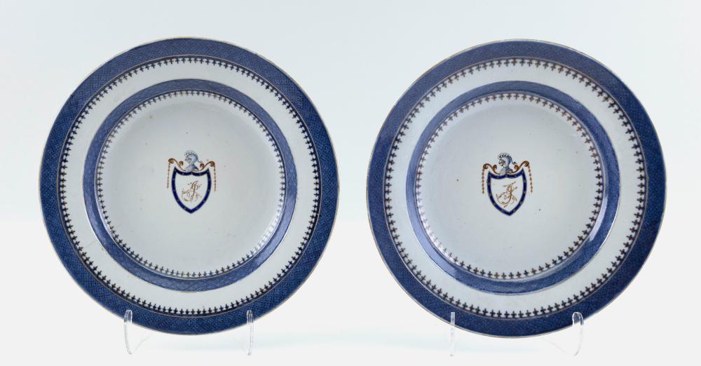 PAIR OF THOMAS JEFFERSON ARMORIAL