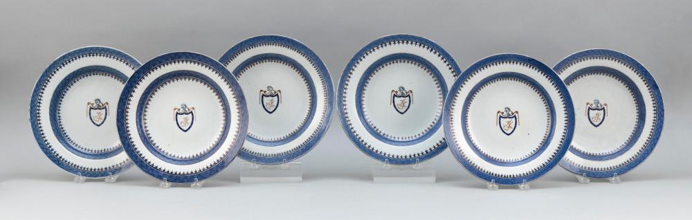 SIX THOMAS JEFFERSON ARMORIAL CHINESE