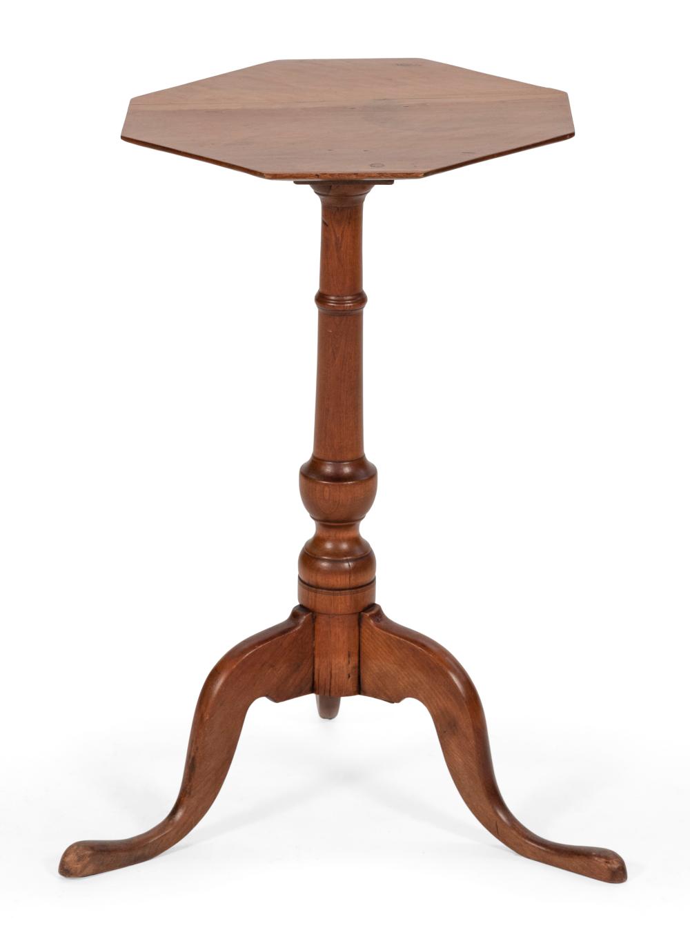 QUEEN ANNE CANDLESTAND NEW ENGLAND,