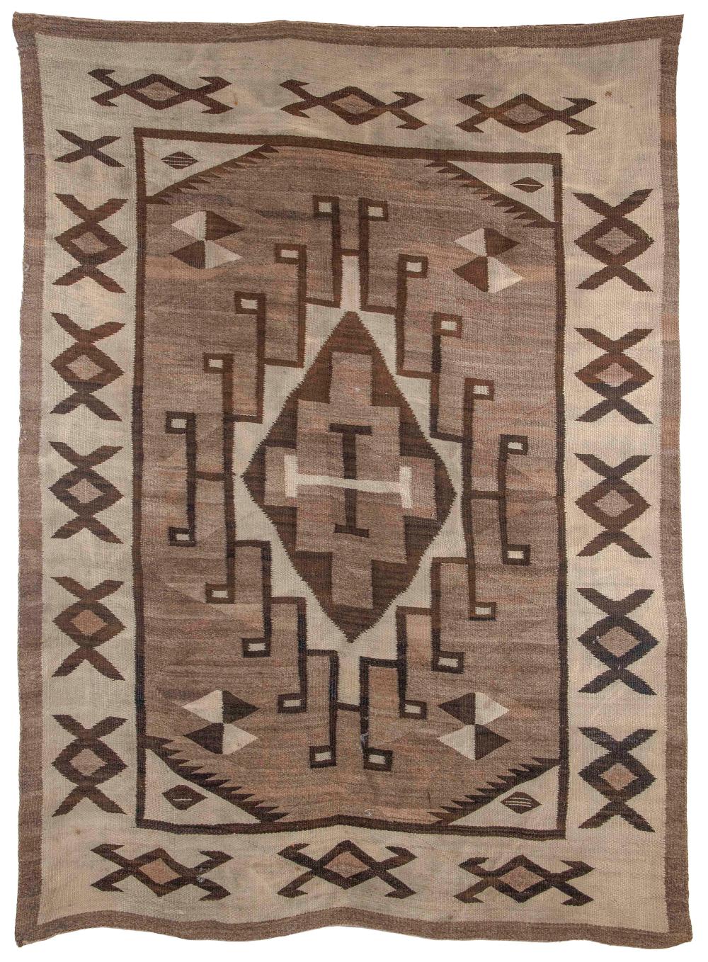 NAVAJO TWO GRAY HILLS RUG 4 3  34d3b9