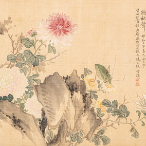 Xu Minglun
(Chinese, 18th Century)
Chrysanthemums
ink