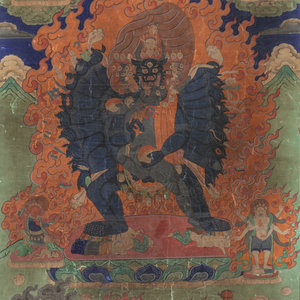 Three Tibetan Thangkas
LATE 19TH