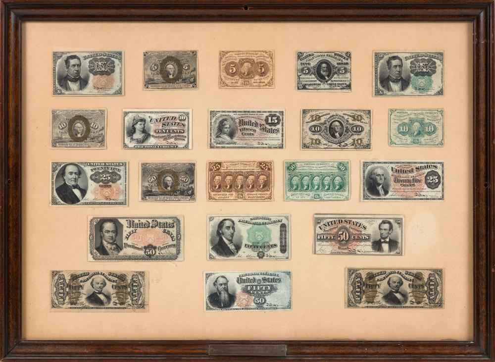 COLLECTION OF UNITED STATES FRACTIONAL