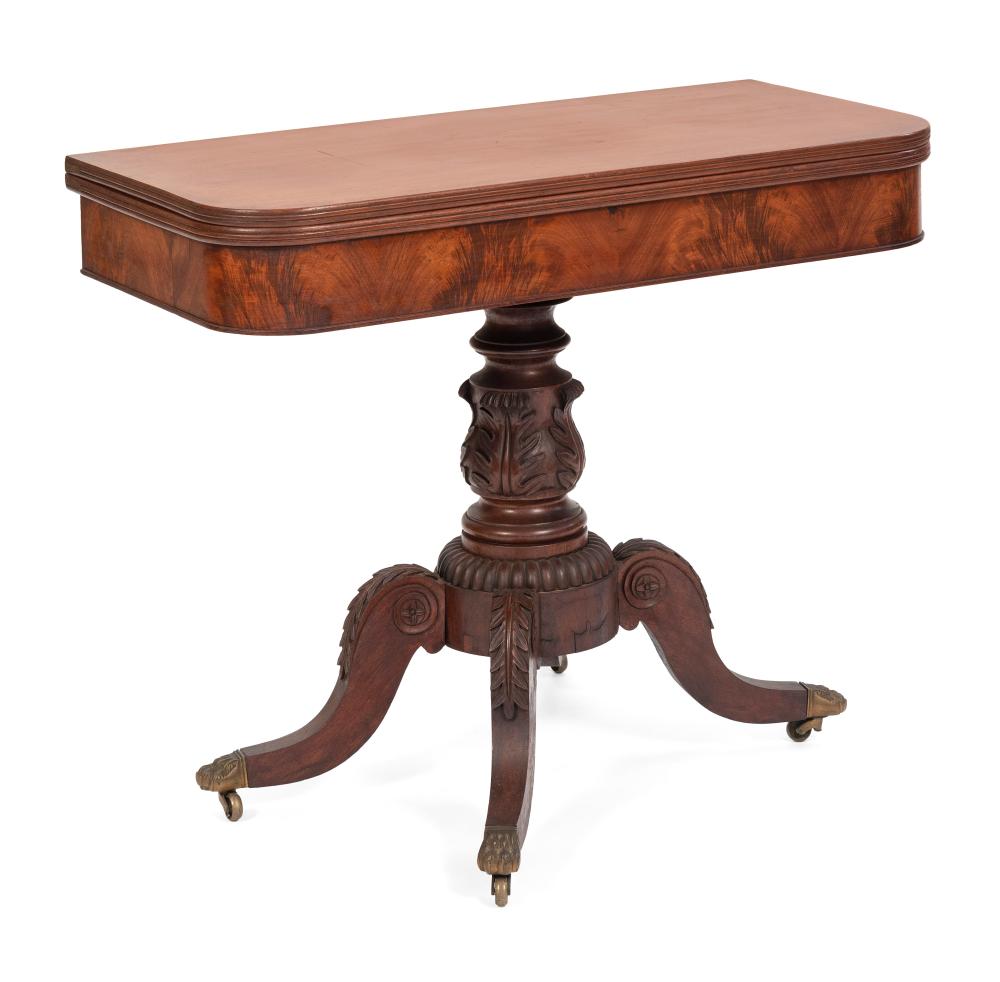 FEDERAL CARD TABLE EARLY 19TH CENTURY 34d62a