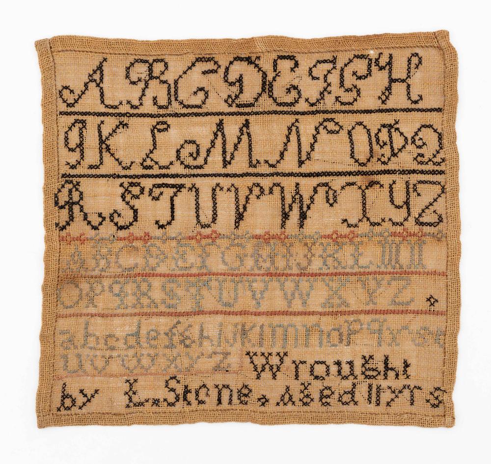 RARE AND IMPORTANT SAMPLER WROUGHT