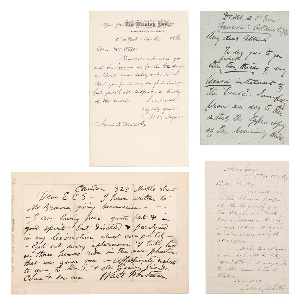 COLLECTION OF SIGNED LETTERS INCLUDING