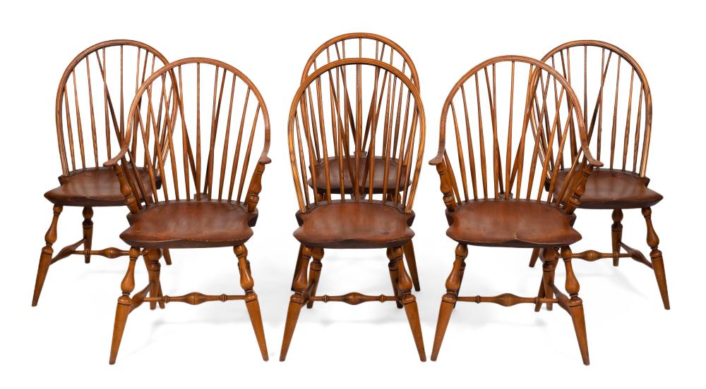 SET OF SIX WARREN CHAIR WORKS AND 34d766