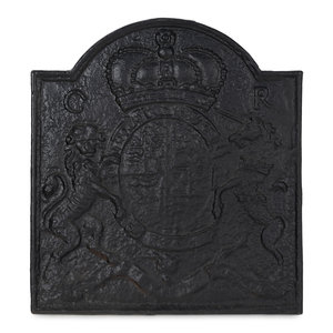 An English Cast Iron Armorial Fireback
20th