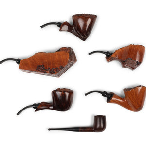 A Collection of Wood Smoking Pipes 20th 34d7d0