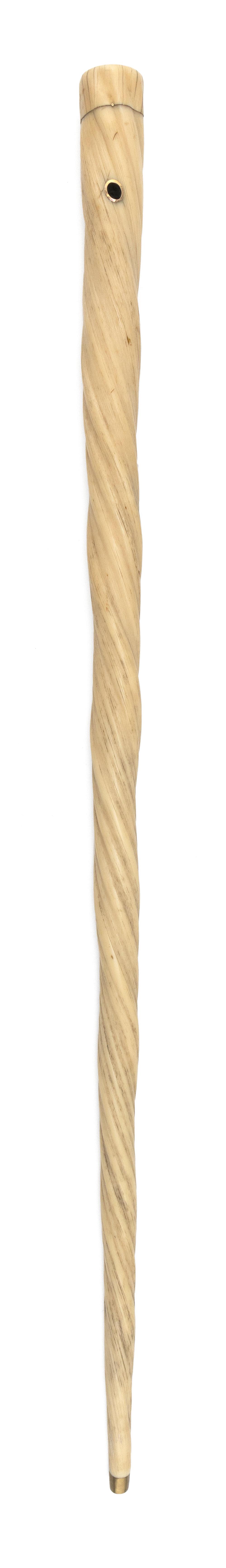 * NARWHAL TUSK CANE 19TH CENTURY