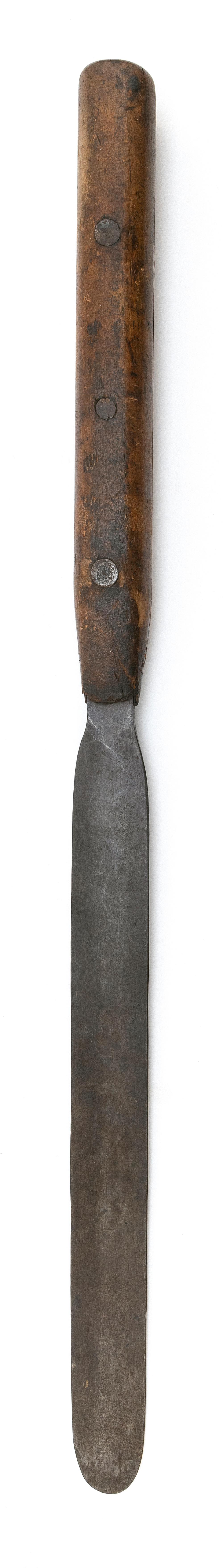 STEEL FLENSING KNIFE MID-19TH CENTURY