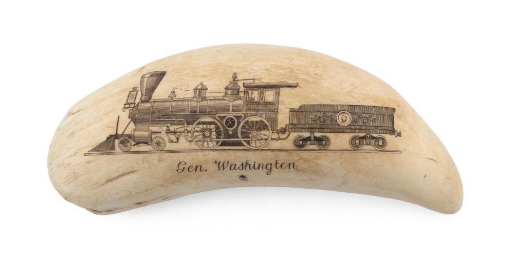 * ENGRAVED WHALE'S TOOTH BY RYAN