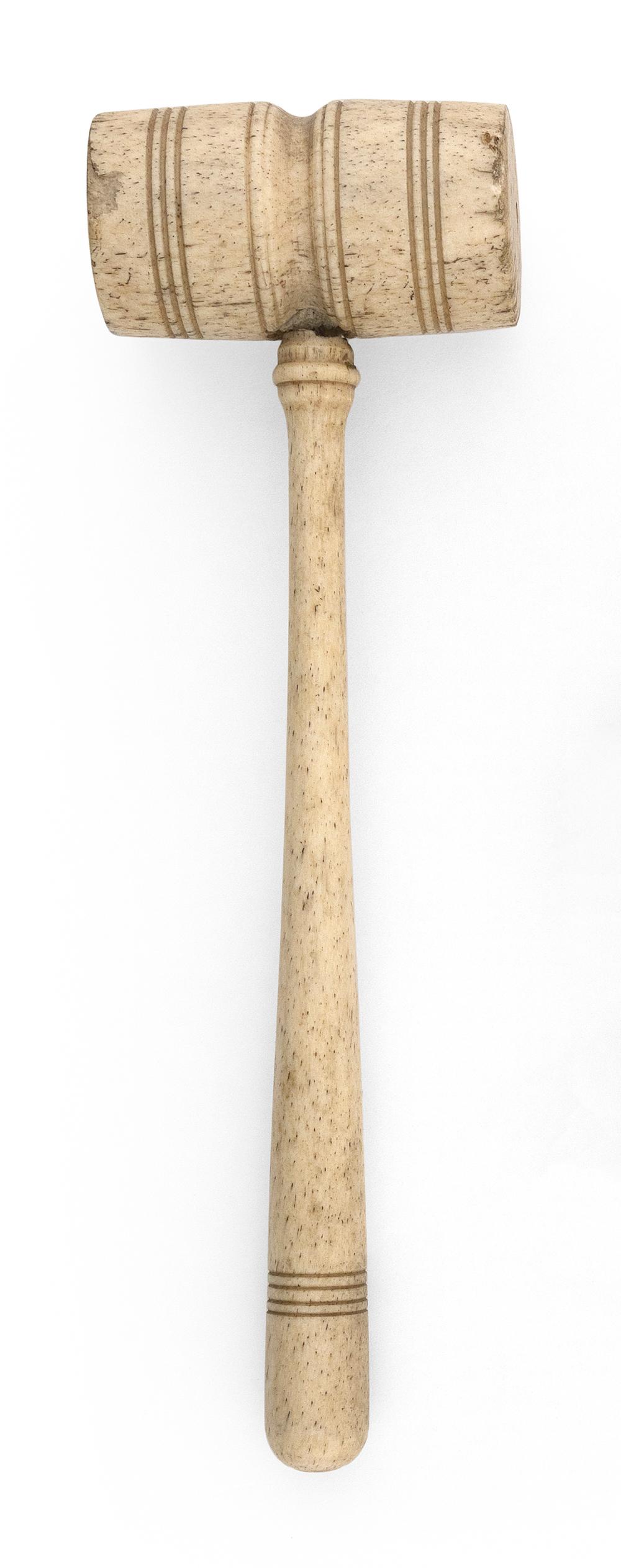 WHALEBONE GAVEL 19TH CENTURY LENGTH