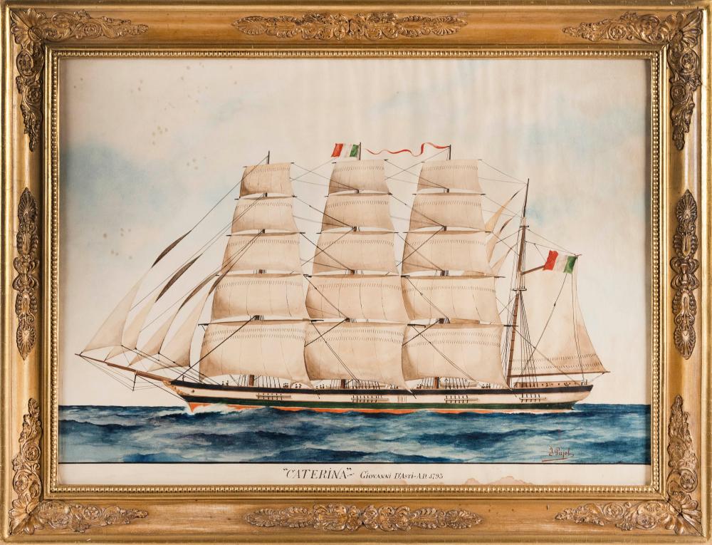 PORTRAIT OF THE SHIP "CATERINA"