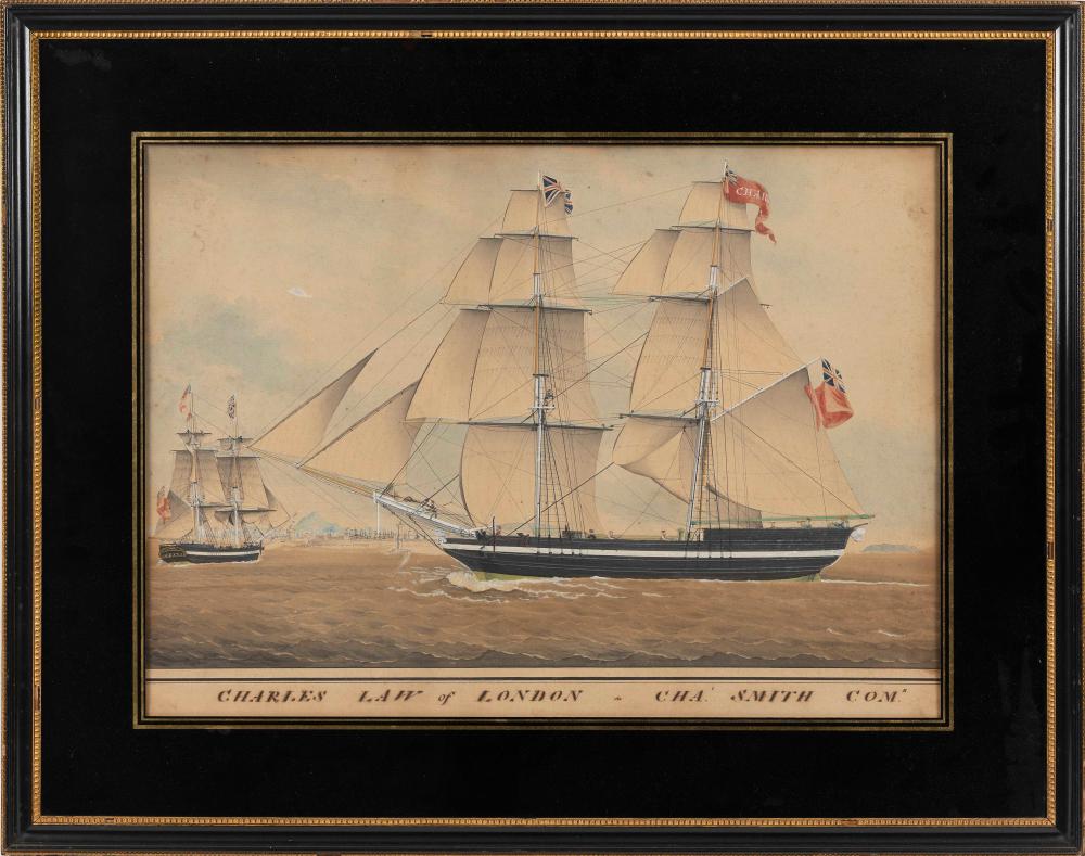 PORTRAIT OF THE SHIP "CHARLES LAW”