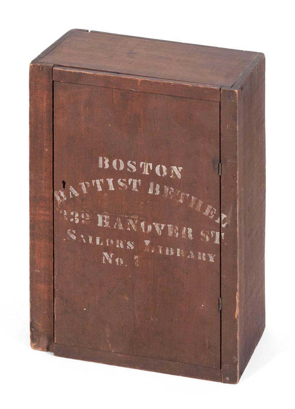 SAILOR'S LIBRARY BOX LATE 19TH