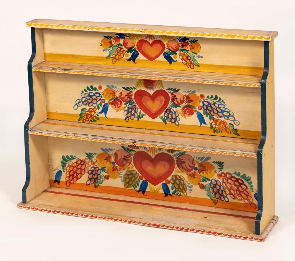 PETER HUNT PAINT DECORATED SHELF 34d9a6