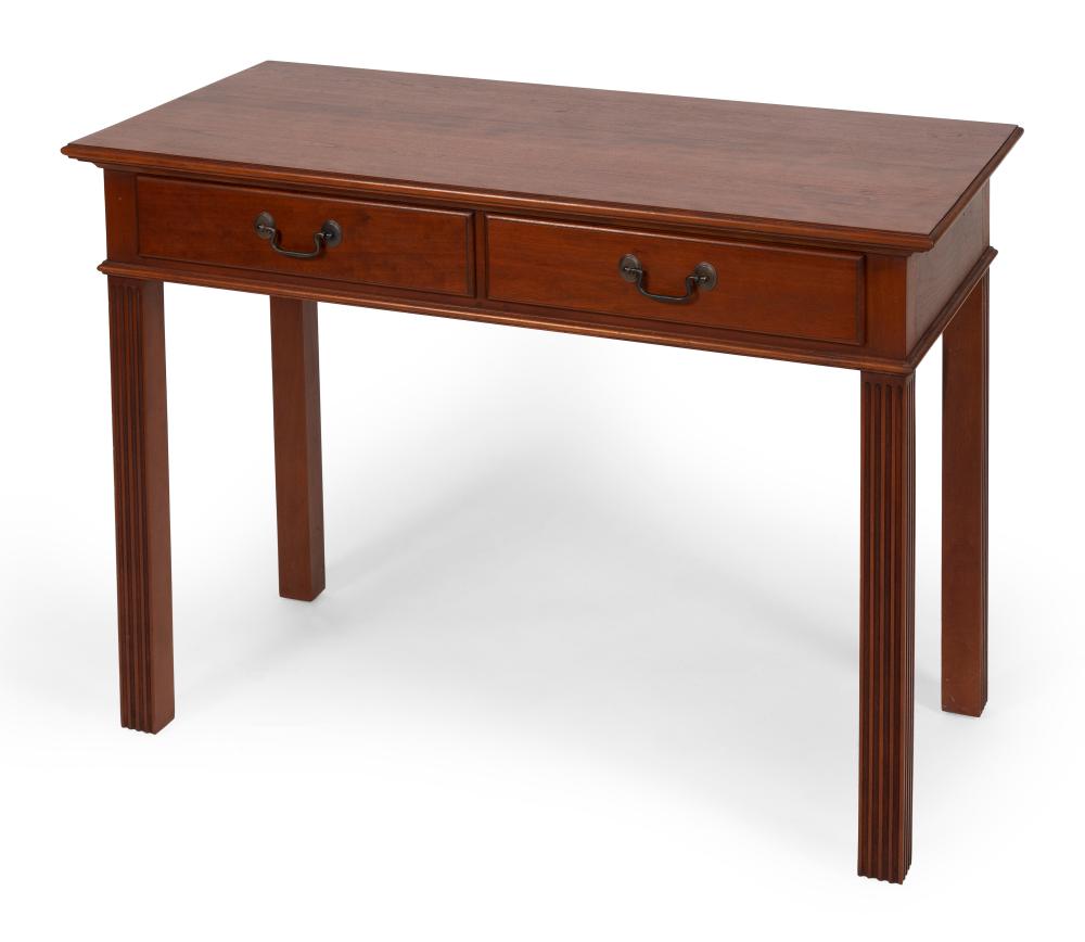 ELDRED WHEELER CHERRY CONSOLE TABLE