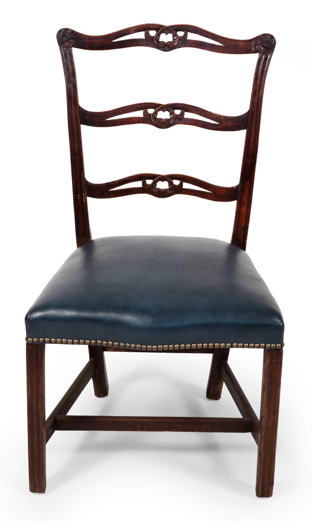 CHIPPENDALE RIBBON-BACK SIDE CHAIR