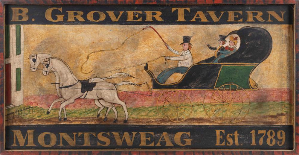 REPRODUCTION TAVERN SIGN CIRCA 34d9f8