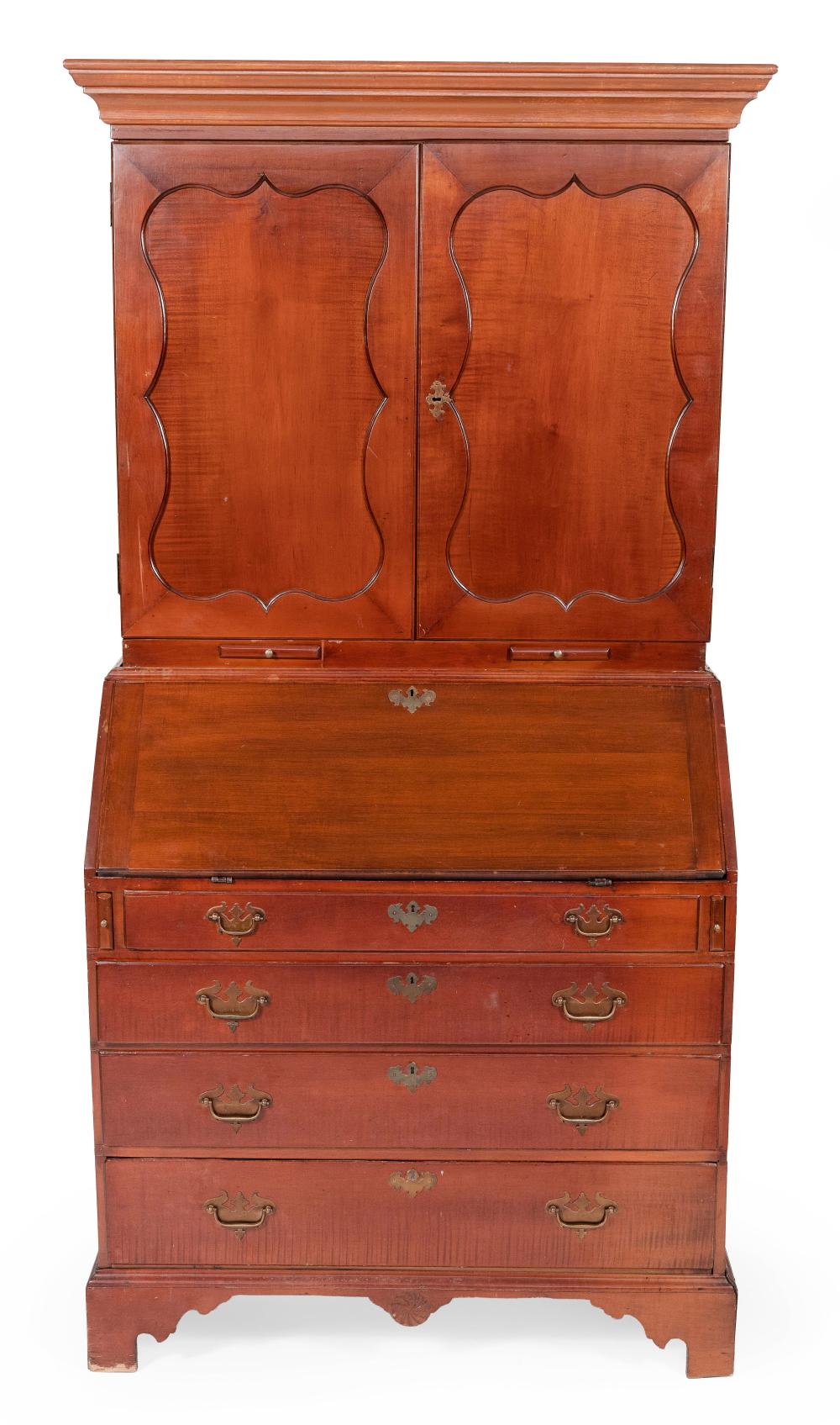 CHIPPENDALE TWO PART SECRETARY 34da4b