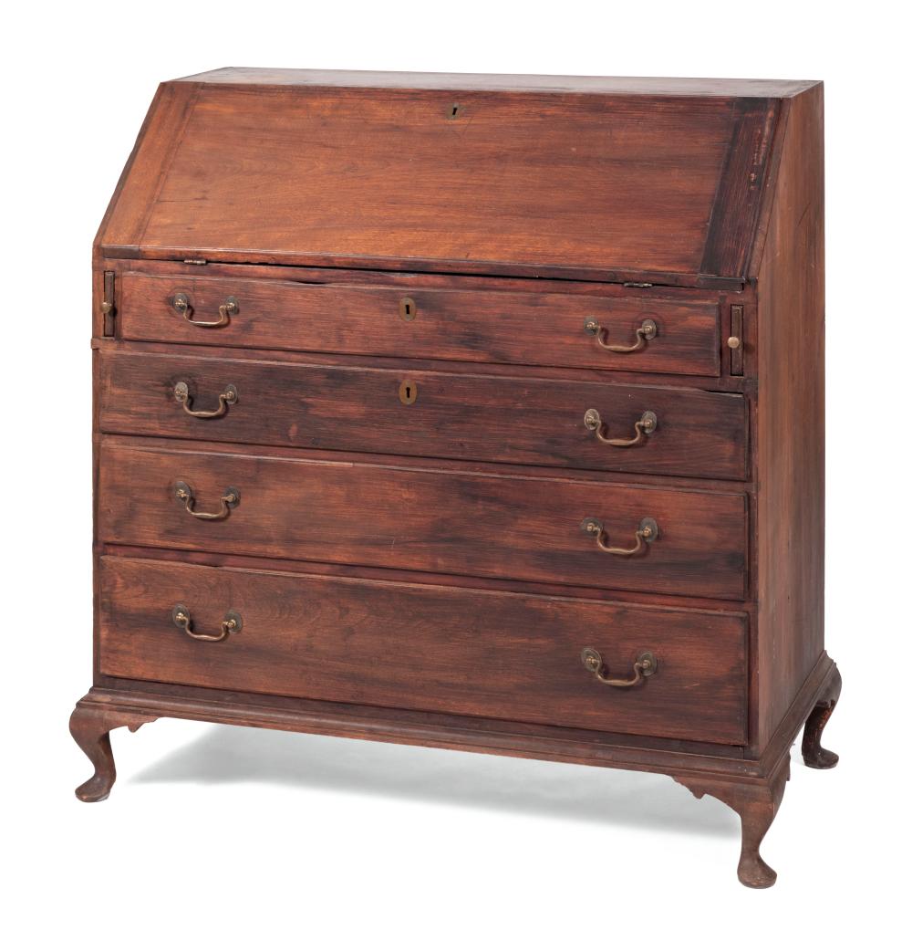 QUEEN ANNE SLANT-LID DESK ATTRIBUTED