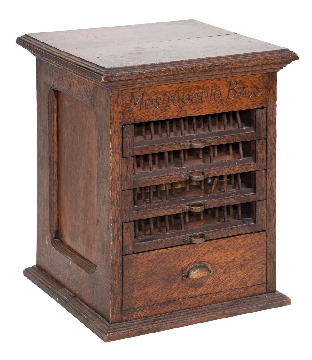 SEWING BOX EARLY 20TH CENTURY HEIGHT