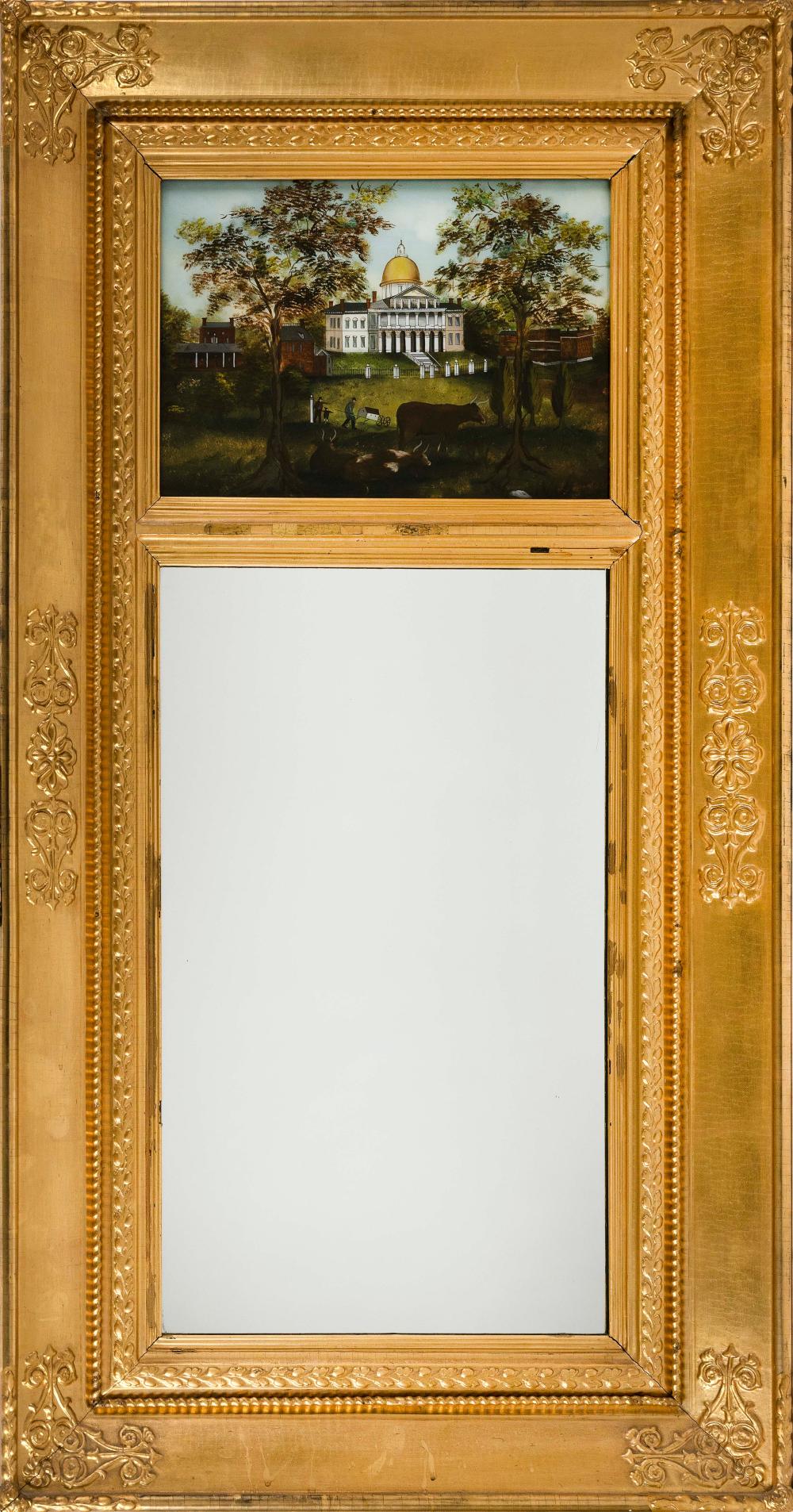 GILT MIRROR 19TH CENTURY HEIGHT