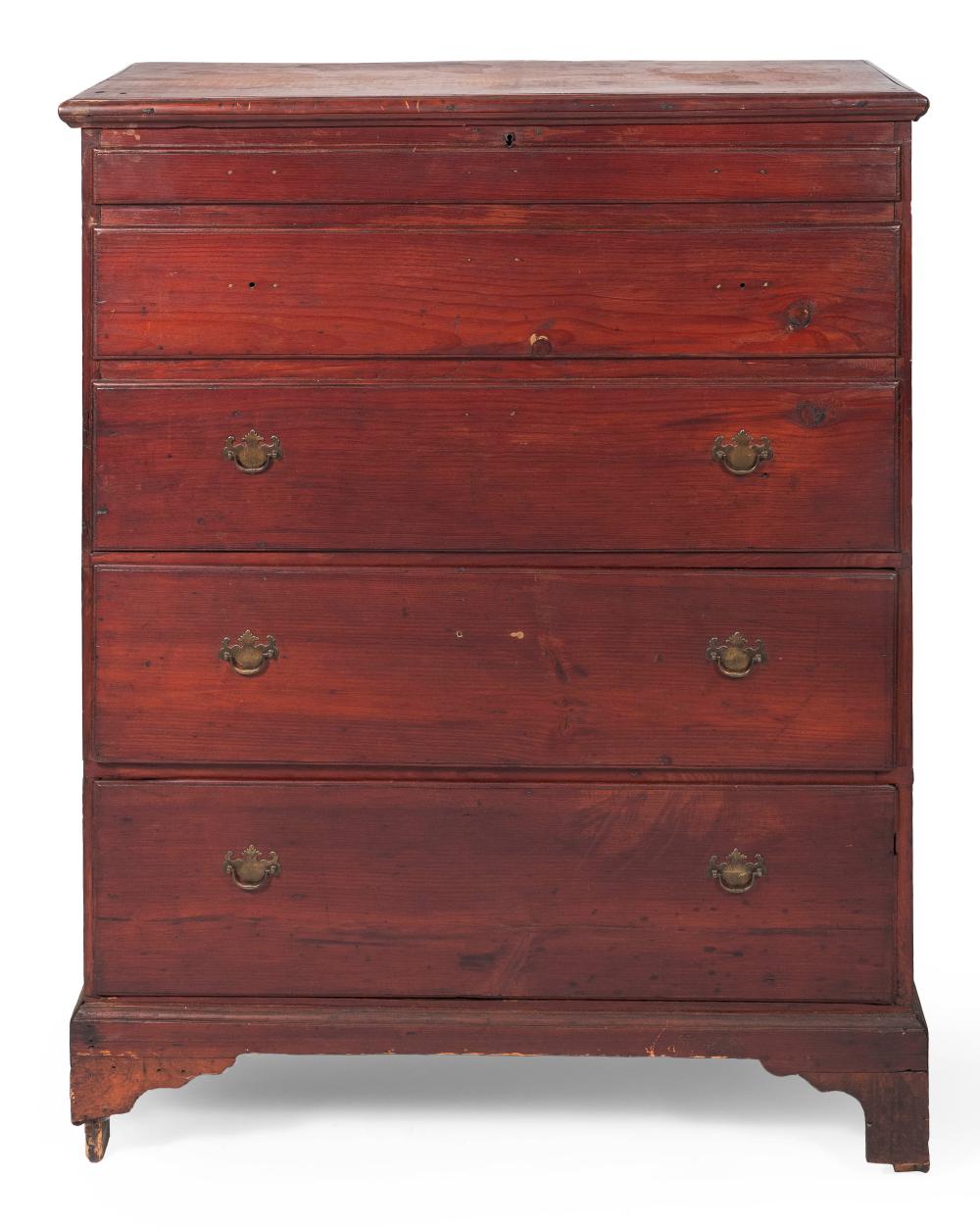 TALL BLANKET CHEST CONNECTICUT 34db20