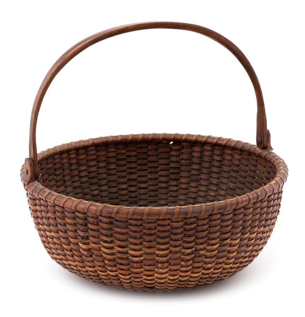 NANTUCKET BASKET LATE 19TH EARLY 35029f