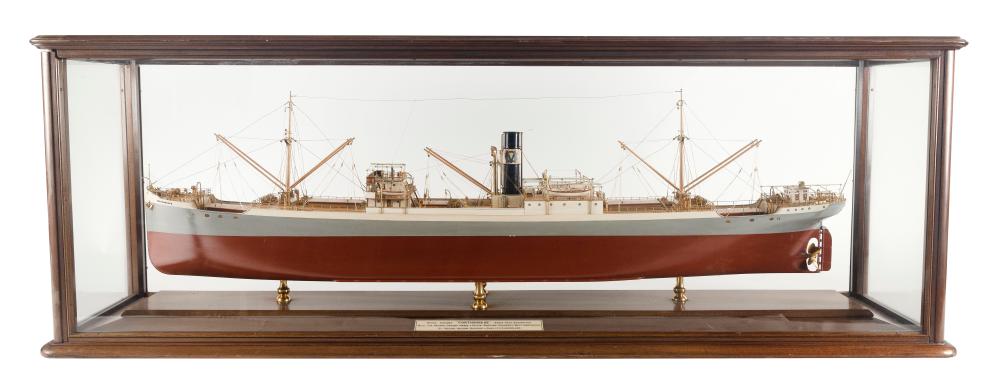 FINE BUILDER'S MODEL OF THE FREIGHTER