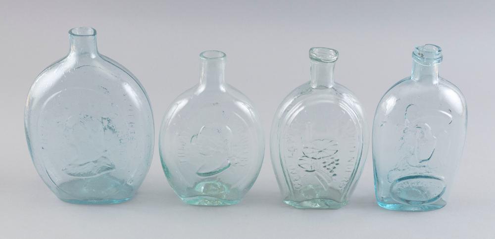 FOUR AMERICAN HISTORICAL GLASS