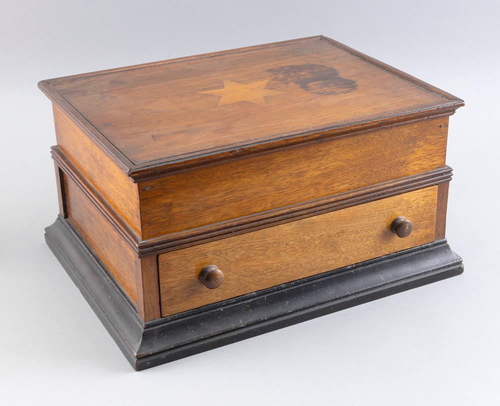 TABLETOP DOCUMENT BOX WITH INLAID 350349