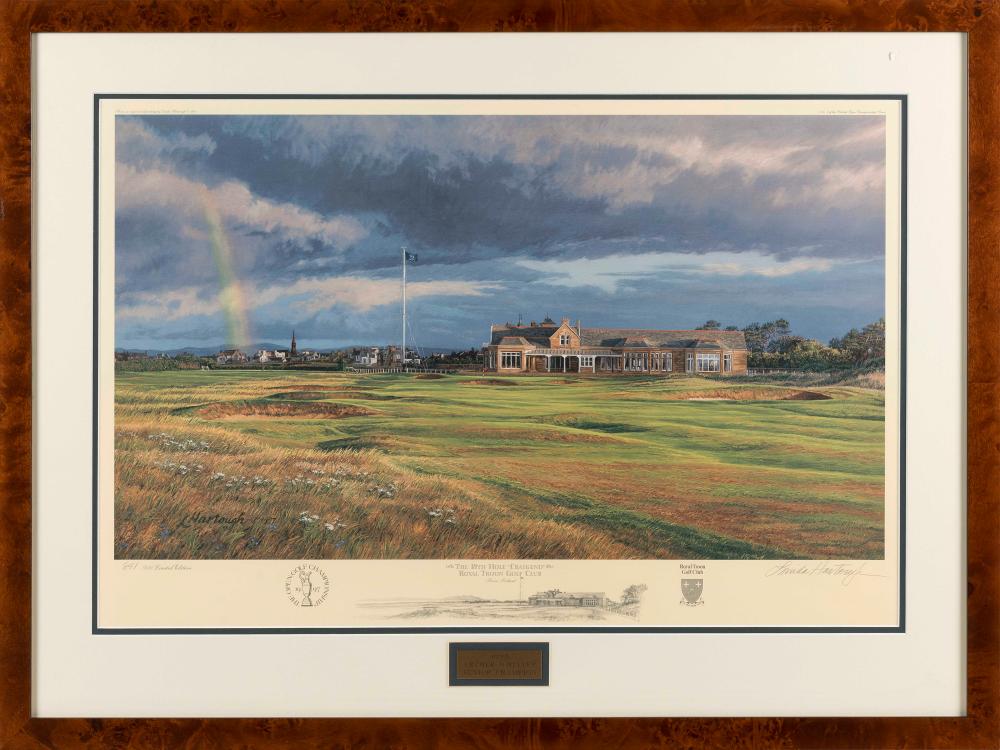 PRINT OF THE ROYAL TROON GOLF CLUB