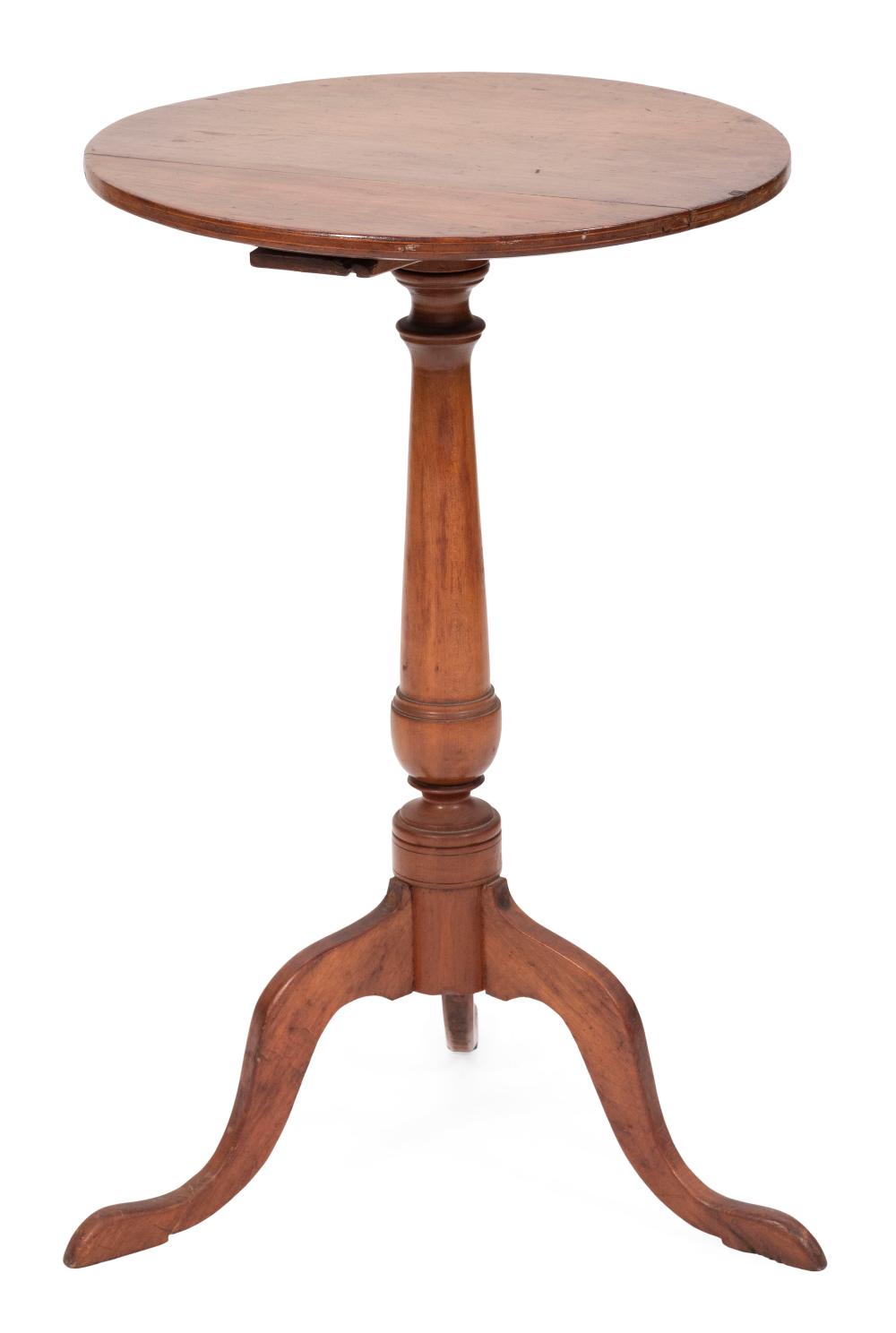 QUEEN ANNE CANDLESTAND LATE 18TH 35041a