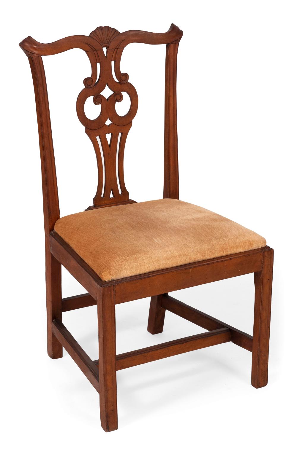 CHIPPENDALE SIDE CHAIR MASSACHUSETTS,