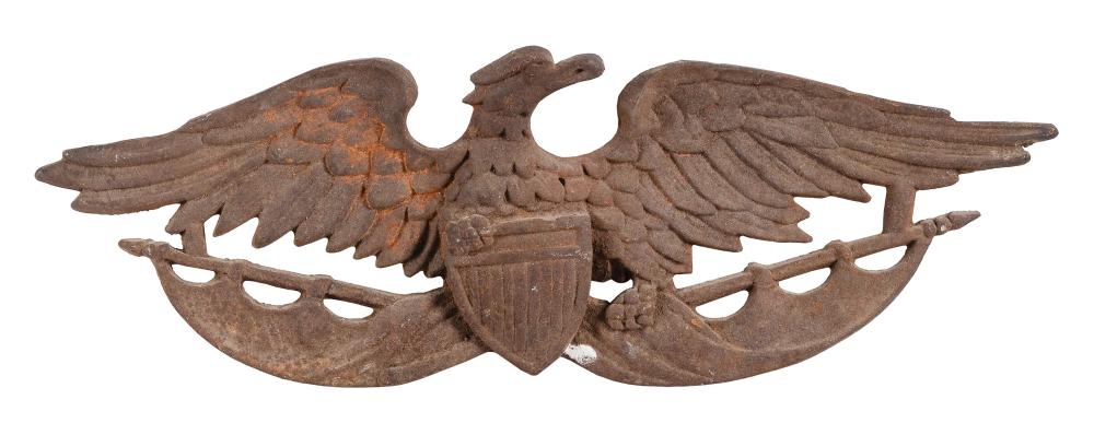 CAST IRON EAGLE LATE 19TH/EARLY