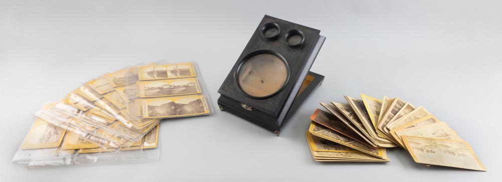 STEREOPTICON VIEWER AND CARDS LAST