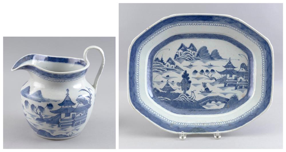 TWO PIECES OF CHINESE EXPORT PORCELAIN