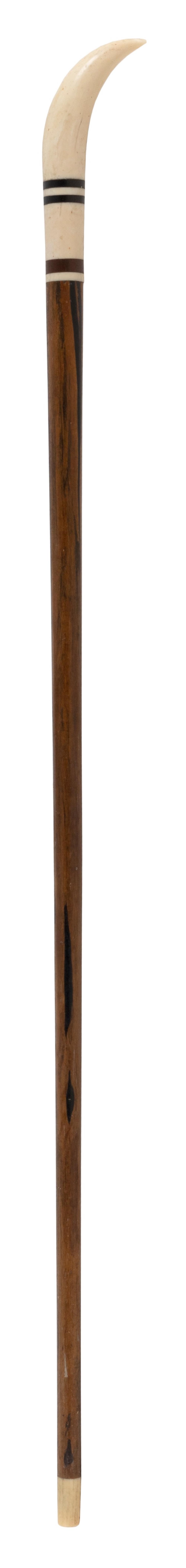 CANE WITH WHALE S TOOTH HANDLE 350552