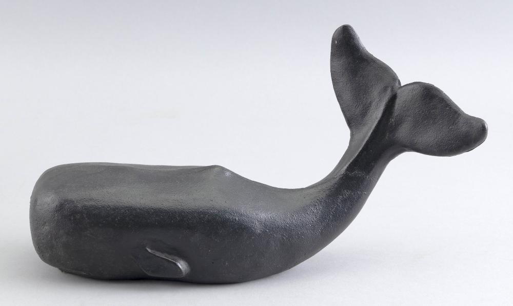 CAST IRON SPERM WHALE 20TH CENTURY 3505a8