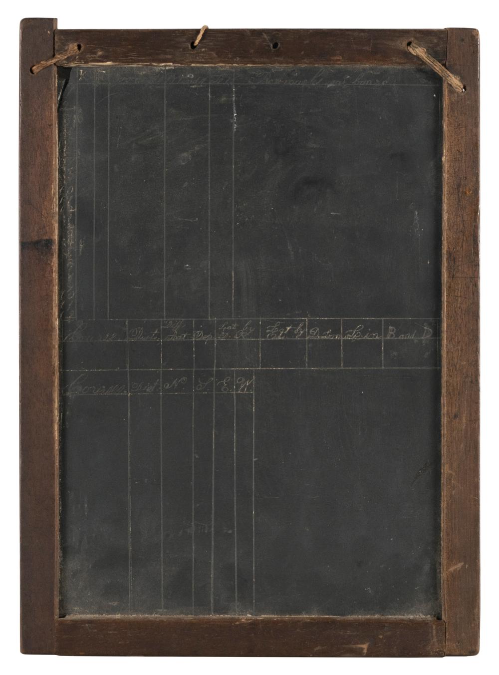 LOG SLATE 19TH CENTURY OVERALL 3505e7