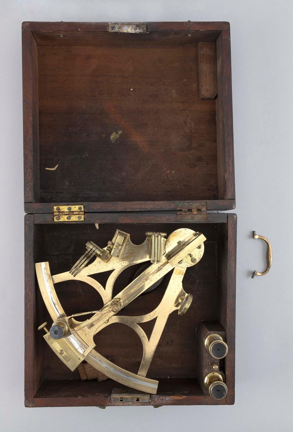 TEAR DROP FRAME SEXTANT CIRCA 1900