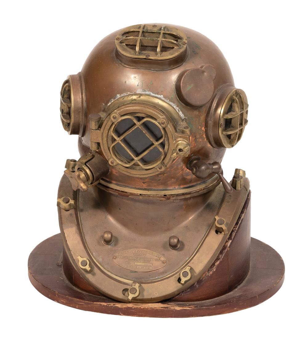 REPRODUCTION COPPER AND BRASS DIVER’S