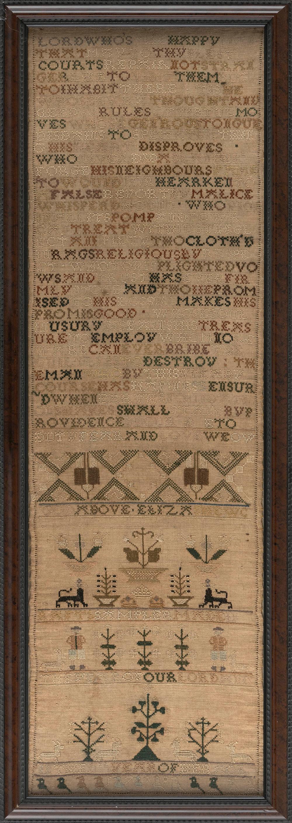 LONG-FORMAT NEEDLEWORK SAMPLER