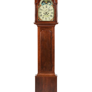 A Federal Carved Cherrywood Tall 35076e