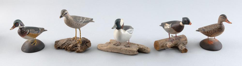 FIVE JAMES LAPHAM MINIATURE BIRD