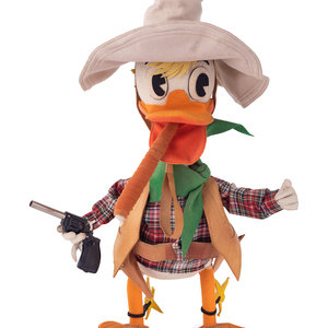 A Rare Lars Donald Duck Felt Sheriff 3507d5