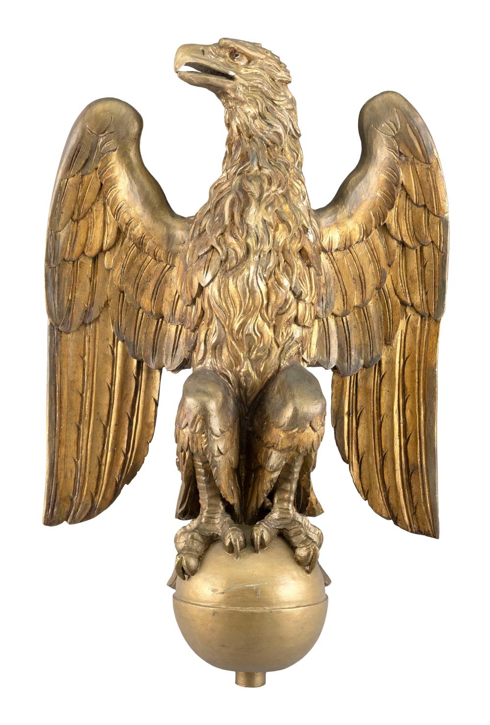 CARVED WOODEN EAGLE LATE 19TH CENTURY 3507e2